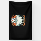 Spooky Halloween Nurse Funny Ghost Kostuum Boo Boo Spandoek (Verticaal)