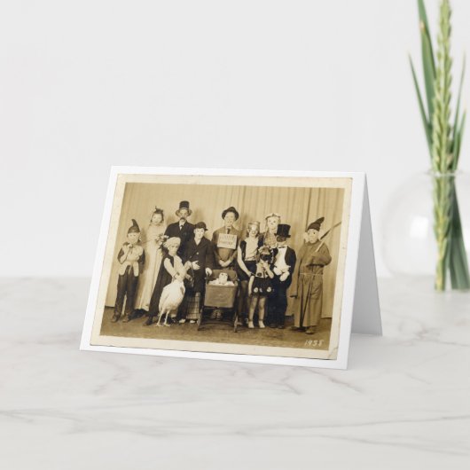 Spooky Halloween (of bruiloft) Kaart (Voorkant)