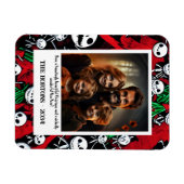 Spooky Halloween ontmoet Christmas Photo Briefkaar Magneet (Horizontaal)