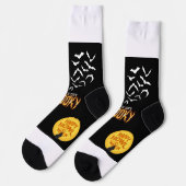 Spooky Halloween-ontwerp Sokken (Links)