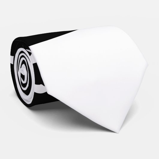 Spooky Halloween-ontwerp Stropdas (Opgerold)