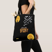 Spooky Halloween-ontwerp Tote Bag (Dichtbij)