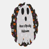 Spooky Halloween  Ornament Kaart (Rechts)