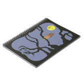Spooky Halloween Owl Notitieboek (Linkerzijde)