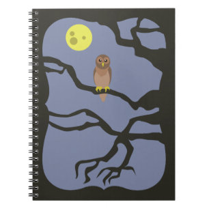 Spooky Halloween Owl Notitieboek