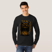 Spooky Halloween Owl T-shirt (Voorkant volledig)
