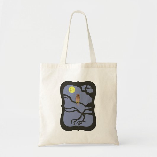 Spooky Halloween Owl Tote Bag (Voorkant)