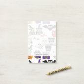 Spooky Halloween Owls Post-it® Notes (Op bureau)