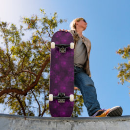 Spooky Halloween paarse spinnen Skateboard