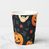 Spooky Halloween Paper Cups - Perfect voor feesten Papieren Bekers (Achterkant)