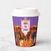 Spooky Halloween Papieren Bekers (Achterkant)