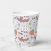 Spooky Halloween Papieren Bekers (Rechts)