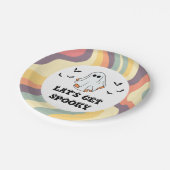 Spooky Halloween Papieren Bordje (Gekanteld)