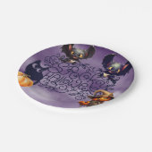 Spooky Halloween Papieren Bordje (Gekanteld)