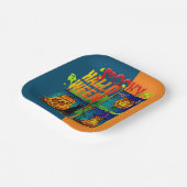 Spooky Halloween Papieren Bordje (Gebogen)