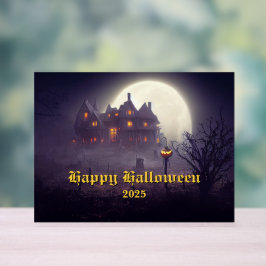 Spooky Halloween Party Acryl Bord