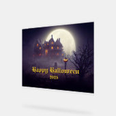 Spooky Halloween Party Acryl Bord (Hoek)