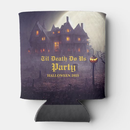 Spooky Halloween Party Blikjeskoeler (Achterkant)