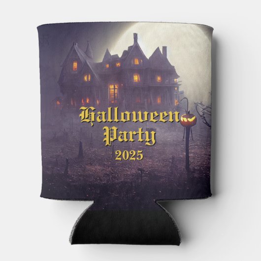 Spooky Halloween Party Blikjeskoeler (Achterkant)