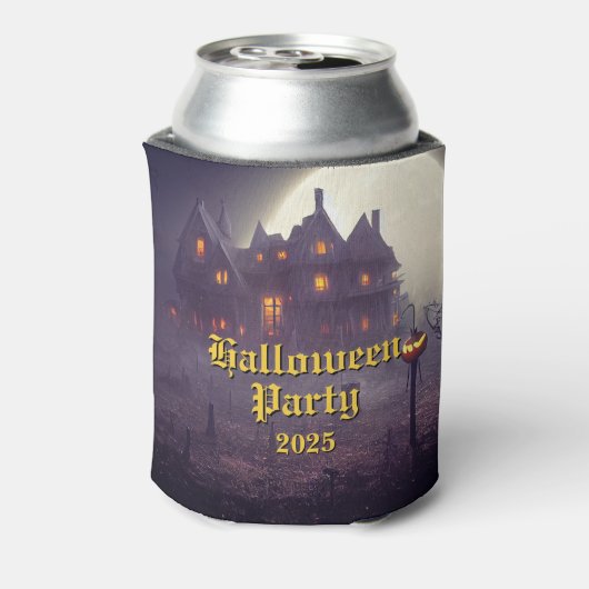 Spooky Halloween Party Blikjeskoeler (Blikje Achterkant)