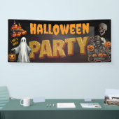 Spooky Halloween Party Fest Spandoek (Beurs)