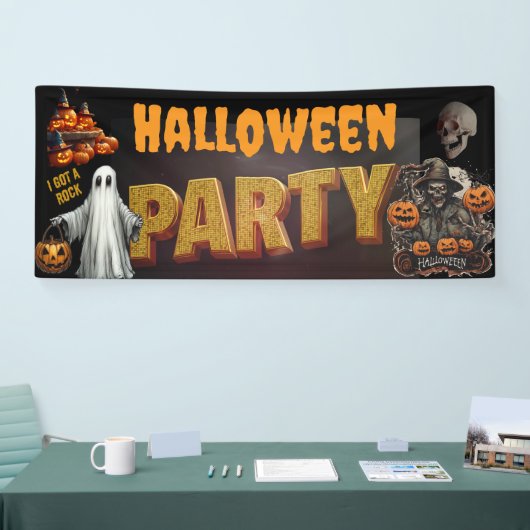 Spooky Halloween Party Fest Spandoek (Beurs)