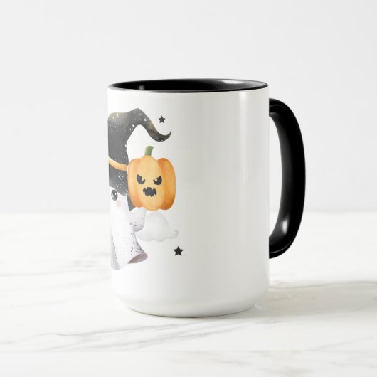 Spooky Halloween Party Invitation - Drink Up Witc Mok (Voorkant rechts)