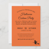 Spooky Halloween Party Invitation Kaart (Achterkant)