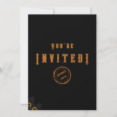 Spooky Halloween Party Invitation Kaart (Achterkant)