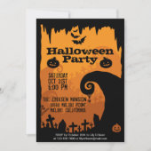 Spooky Halloween Party Invitation Kaart (Voorkant)