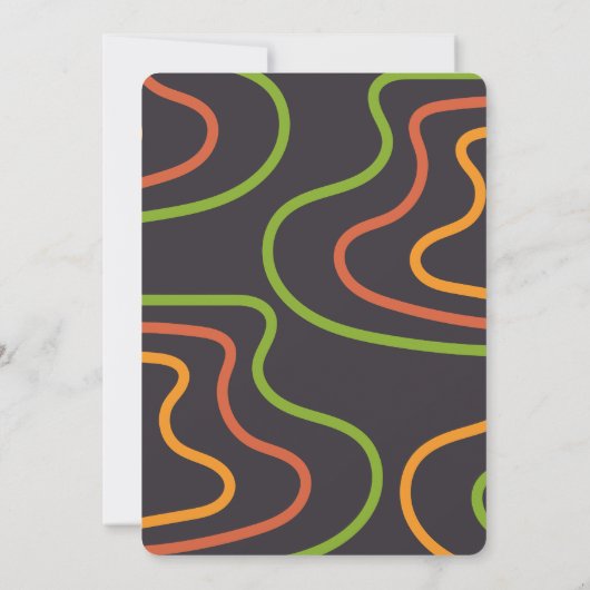 Spooky Halloween Party Invitation Kaart (Achterkant)