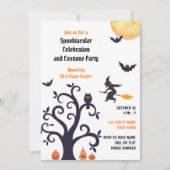 Spooky Halloween Party Invitation Kaart (Voorkant)
