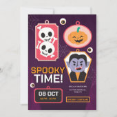 Spooky Halloween Party Invitation Kaart (Voorkant)
