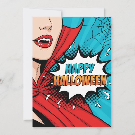 Spooky Halloween Party Invitation Kaart (Voorkant)