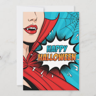 Spooky Halloween Party Invitation Kaart