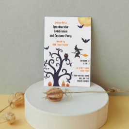 Spooky Halloween Party Invitation Kaart