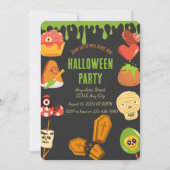 Spooky Halloween Party Invitation Kaart (Voorkant)