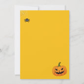 Spooky Halloween Party Invitation Kaart (Achterkant)
