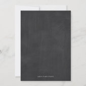 Spooky Halloween Party Invitation Kaart (Achterkant)