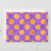 Spooky Halloween Party Invitation Kaart (Achterkant)