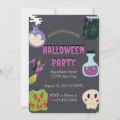 Spooky Halloween Party Invitation Kaart (Voorkant)