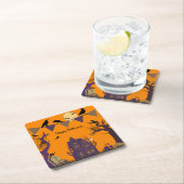 Spooky Halloween Party Invitation Kartonnen Onderzetters (Insitu)