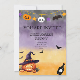 Spooky Halloween Party Invitation Save The Date