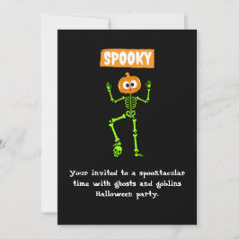 Spooky Halloween Party Invitation Save The Date