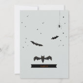 Spooky Halloween Party Kaart (Achterkant)