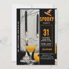 Spooky Halloween Party Kaart