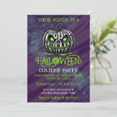 Spooky Halloween Party Kaart (Staand voorkant)