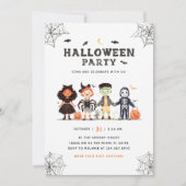 Spooky Halloween Party kinder uitnodiging (Voorkant)
