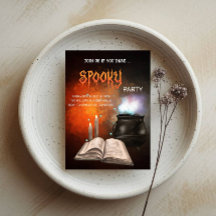 Spooky Halloween Party -  Magic Book Theme