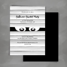 Spooky Halloween Party Mummy Kaart